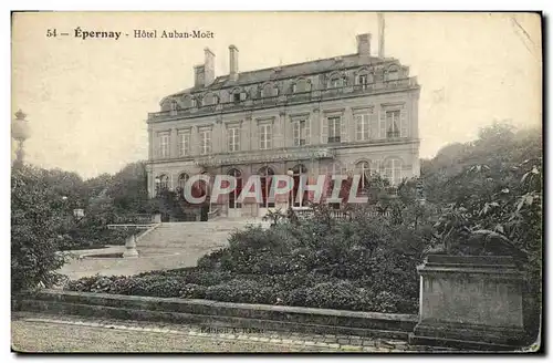 Cartes postales Epernay Hotel Auban Moet