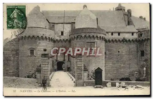 Cartes postales Nantes Le Chateau L&#39entree