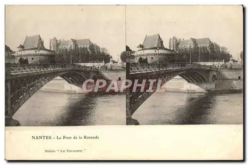 Ansichtskarte AK Nantes Le Pont De La Rotonde