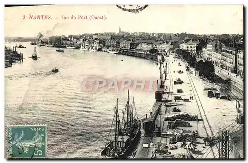 Cartes postales Nantes Vue Du Port Bateau