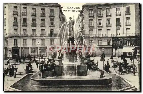 Ansichtskarte AK Nantes La Place Royale