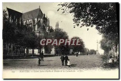 Cartes postales Nantes Cours Saint Pierre Et Abdise De La Cathedrale