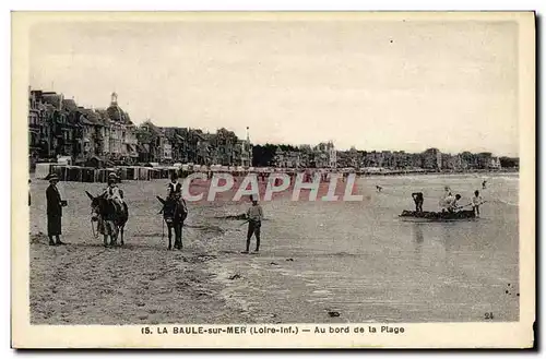 Cartes postales La Baule Sur Mer Au Bord De La Plage Ane