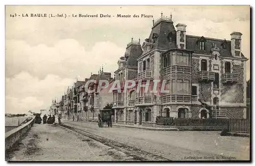 Ansichtskarte AK La Baule Le Boulevard Darlu Manoir Des Fleurs