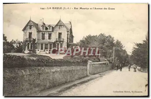 Cartes postales La Baule Ker Maurice Et L&#39Avenue Des Evens