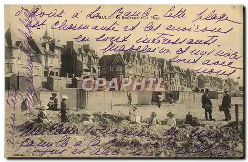 Cartes postales La Baule Le Boulevard Et La Plage Enfants