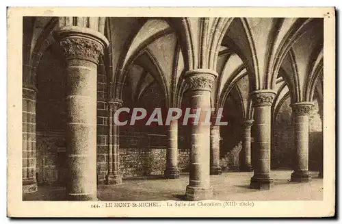 Cartes postales Le Mont Saint Michel La Salle Des Chevaliers