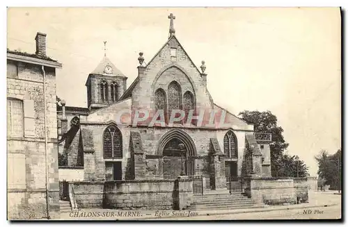 Ansichtskarte AK Chalons Sur Marne Eglise Saint Jean