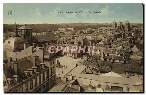 Cartes postales Chalons Sur Marne Vue Generale