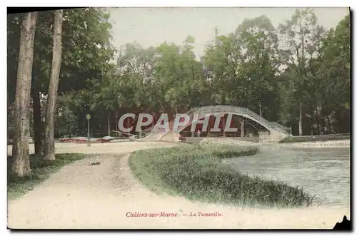 Cartes postales Chalons Sur Marne La Passerelle