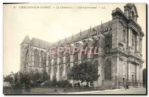 Cartes postales Chalons Sur Mer La Cathedrale Cote septentrional