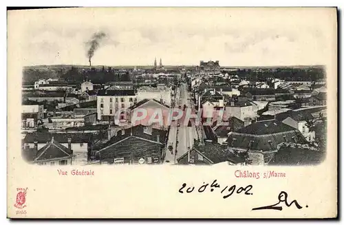 Cartes postales Chalons Sur Marne Vue Generale