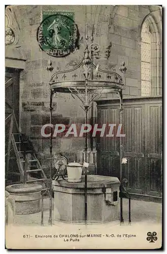 Cartes postales Environs De Chalons Sur Marne ND de L'Epine Le Puits