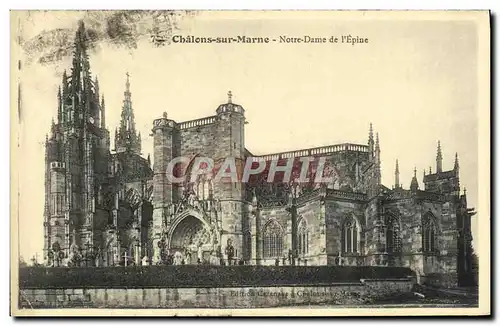 Cartes postales Chalons Sur Marne Notre Dame De l'Epine