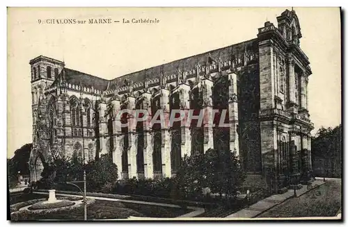 Cartes postales Chalons Sur Marne La Cathedrale