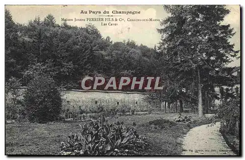 Ansichtskarte AK Au Pays Du Champagne Maison Joseph Perrier Fils Chalons Sur Marne Les caves