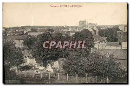 Cartes postales Panorama De Vitry Le Francois