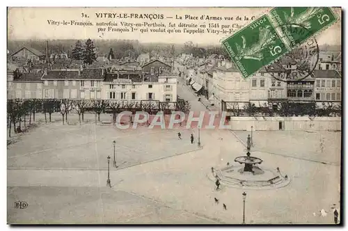 Cartes postales Vitry Le Francois La Place d&#39Armes