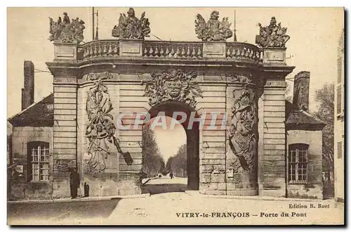 Cartes postales Vitry Le Francois Porte Du Pont