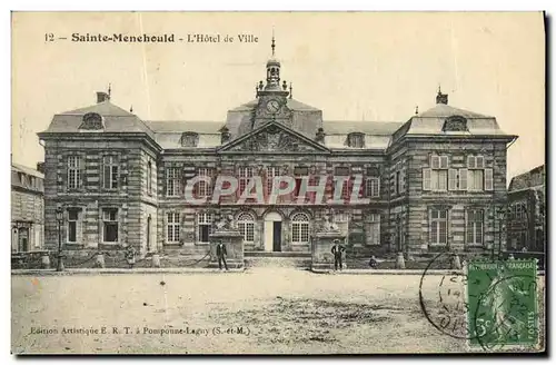 Cartes postales Sainte Menehould L&#39Hotel De Ville