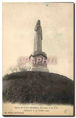 Cartes postales Statue De Saint Menehould Patronne De La Ville