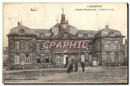 Cartes postales L&#39Argonne Sainte Menehould L&#39Hotel De Ville