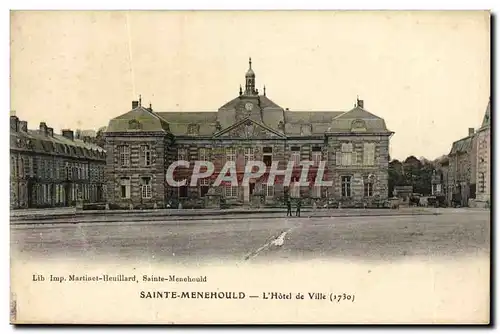 Cartes postales Sainte Menehould L'Hotel De Ville