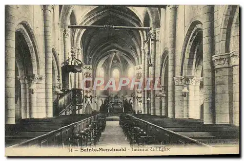 Cartes postales Sainte Menehould Interieur De l'Eglise