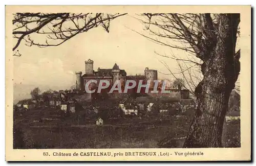 Ansichtskarte AK Chateau De Castelnau Pres Bretenoux Vue Generale