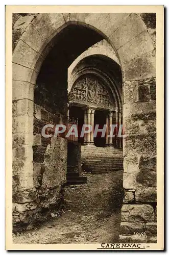 Ansichtskarte AK Carennac Porte Fortifiee Et Entree De l&#39Eglise