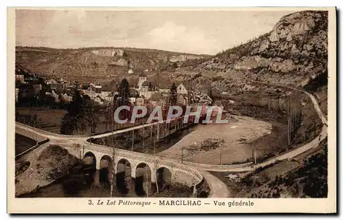 Cartes postales Le Lot Pittoresque Marcilhac Vue Generale