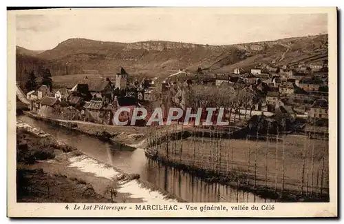 Cartes postales Le Lot Pittoresque Marcilhac Vue Generale Vallee Du Cele