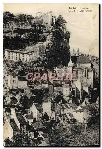 Cartes postales Le Lot Illustre Rocamadour