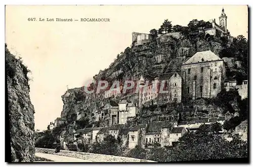 Ansichtskarte AK Le Lot Illustre Rocamadour