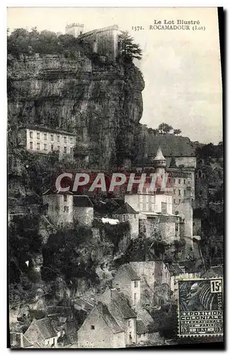 Cartes postales Le Lot Illustre Rocamadour