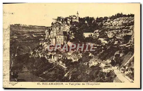 Cartes postales Rocamadour Vue Prise De l'Hospitalet