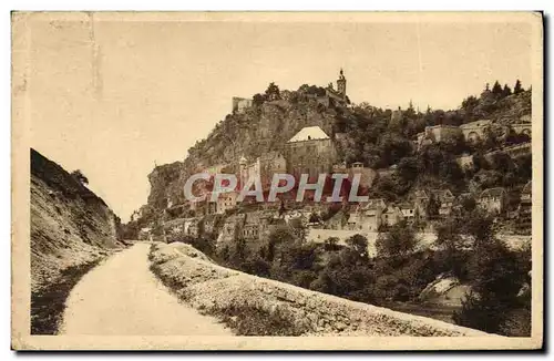 Ansichtskarte AK Le Lot Illustre Rocamadour Vue De La Route De Couzou