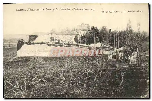 Cartes postales Chateau Historque De Born Pres Villereal