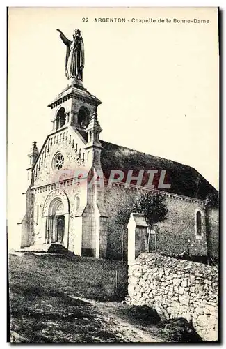 Ansichtskarte AK Argenton Chapelle De La Bonne Dame