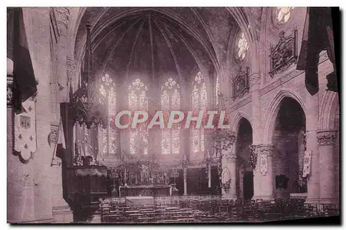 Ansichtskarte AK Ste Bazeille Interieur De l&#39Eglise