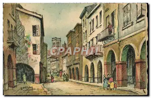 Cartes postales Agen Rue Cornieres Les Arcades