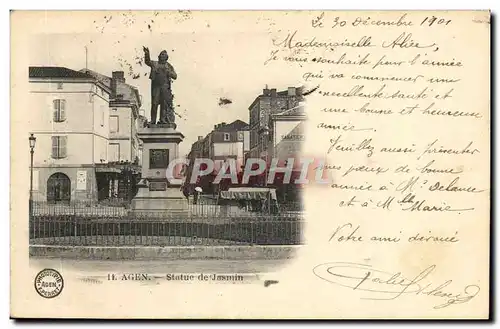 Cartes postales Agen Statue De Jasmin