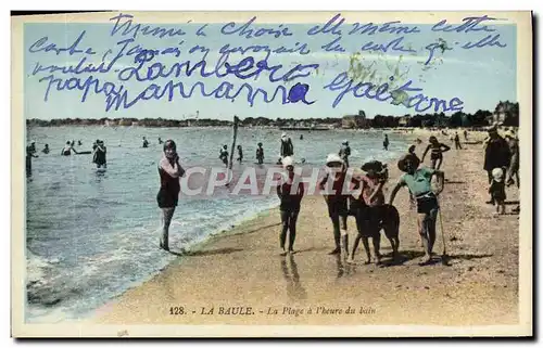 Ansichtskarte AK La Baule La Plage A l&#39Heure Du Bain