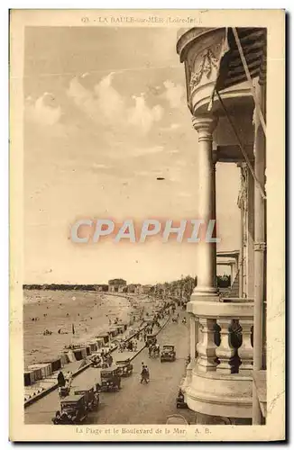 Cartes postales La Baule Sur Mer La Plage Et Le Boulevard De La Mer