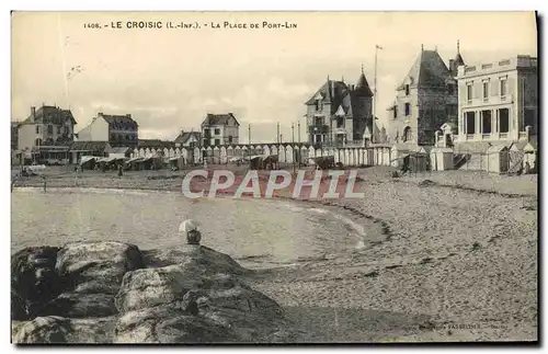 Ansichtskarte AK Le Croisic La Plage De Port Lin