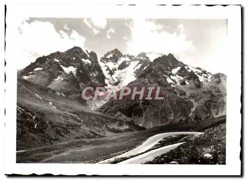 Cartes postales moderne Route Du Galibier Et Massif De La Meije