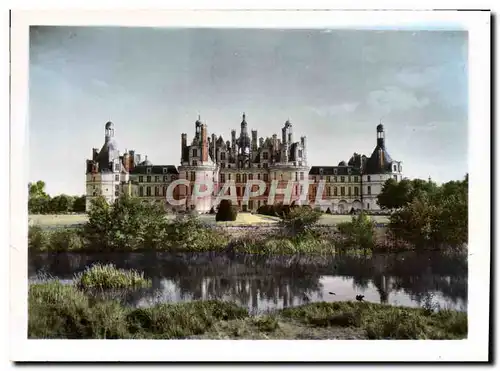 Cartes postales moderne Le Chateau De Chambord Facade Et Jardins Sur Le Casino