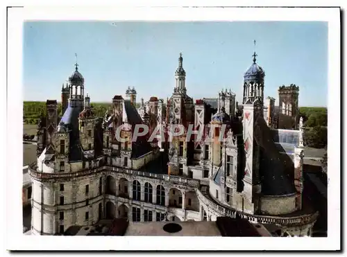 Cartes postales moderne Le Chateau De Chambord Vue d&#39Ensemble Des Combles Et Des Terrasses