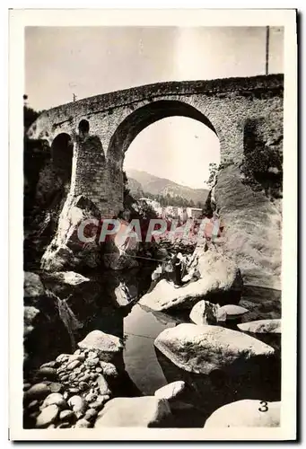 Moderne Karte Le Vieux Pont Environs d&#39Amelie les Bains