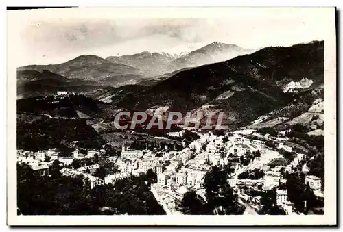 Moderne Karte Panorama Chaine Du Canigou